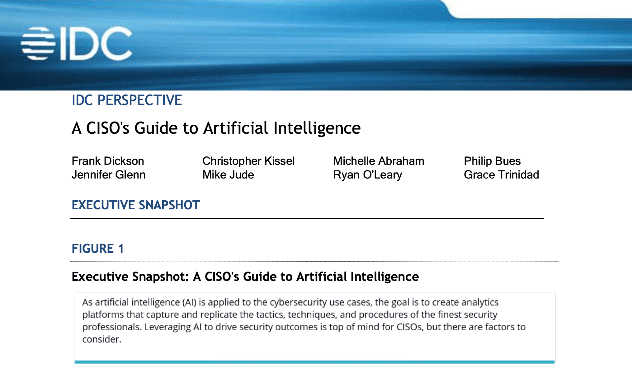 A cisos guide to AI